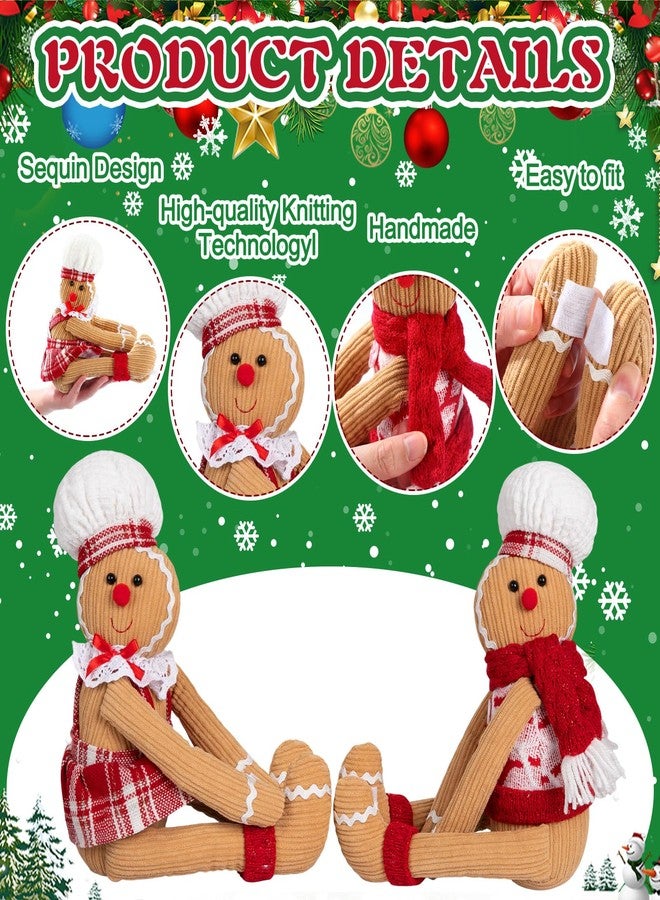 Fiwochic 2 Pack Christmas Curtain Buckle Doll Gingerbread Curtain Tieback Hold Back Fastener for Window Home Hotel Room Decoration - Image 3